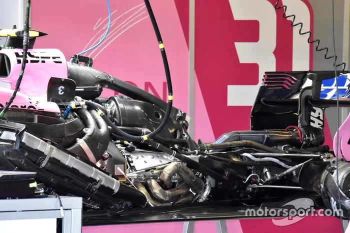 Force India VJM11 engine view