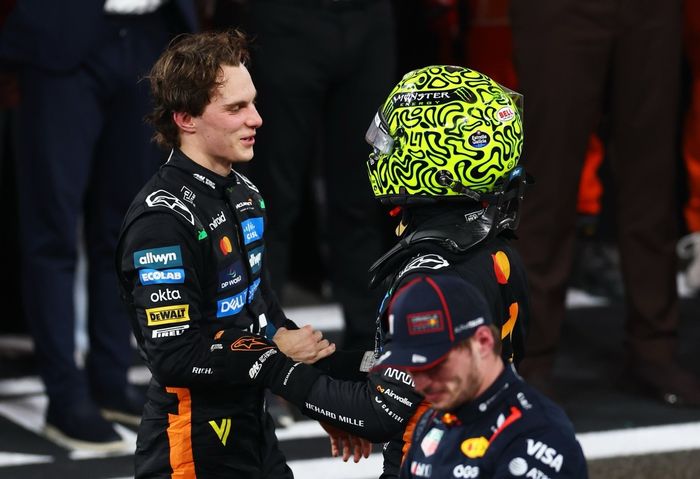 Lando Norris, McLaren, Oscar Piastri