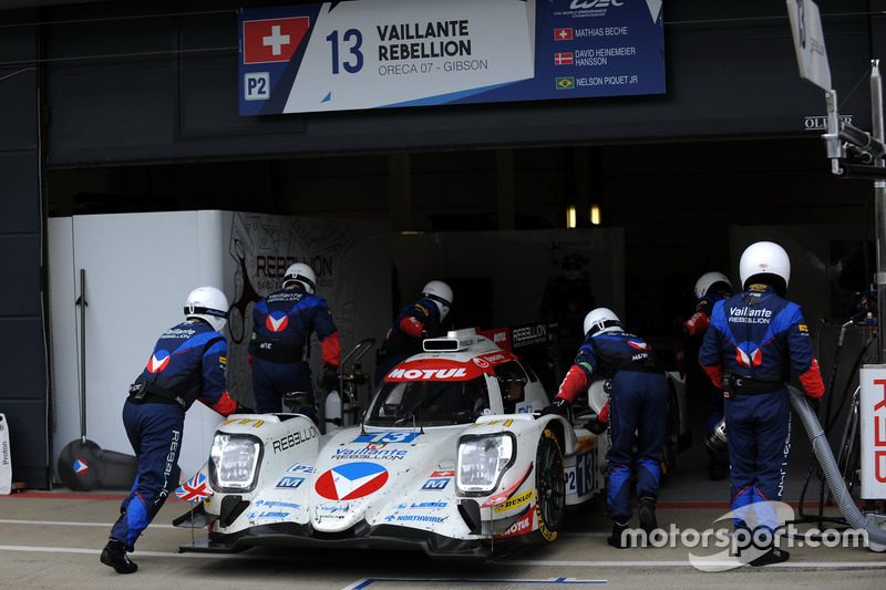 #13 Vaillante Rebellion Racing, Oreca 07 Gibson: Mathias Beche, David Heinemeier Hansson, Nelson Piq