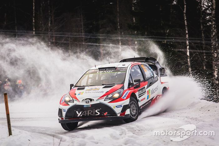 Jari-Matti Latvala, Miikka Anttila, Toyota Yaris WRC, Toyota Racing el Rally de Suecia 2017