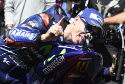 Le vainqueur Maverick Viñales, Yamaha Factory Racing