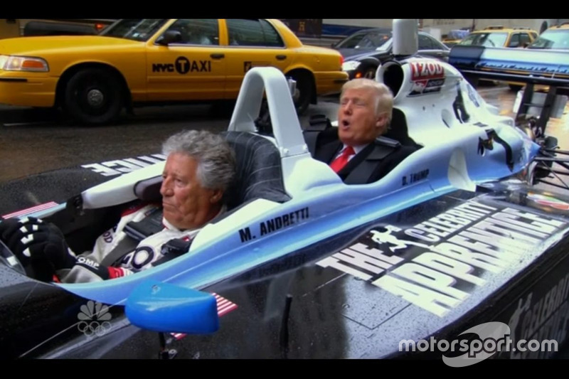 Mario Andretti con Donald Trump