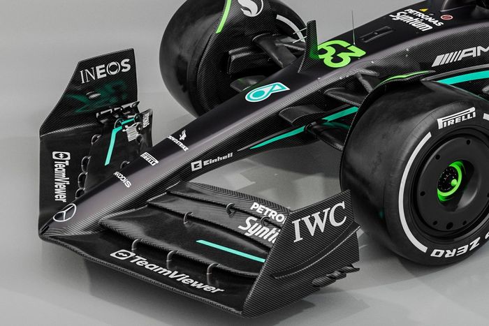 Mercedes W14 detalle