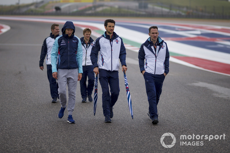 Sergey Sirotkin, Williams Racing walks the track