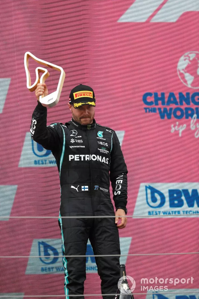 Podio: segundo lugar Valtteri Bottas, Mercedes  