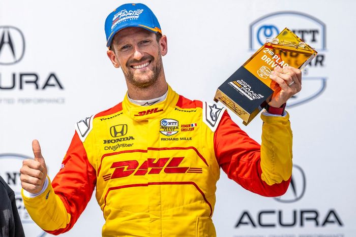 2º, Romain Grosjean, Andretti Autosport Honda