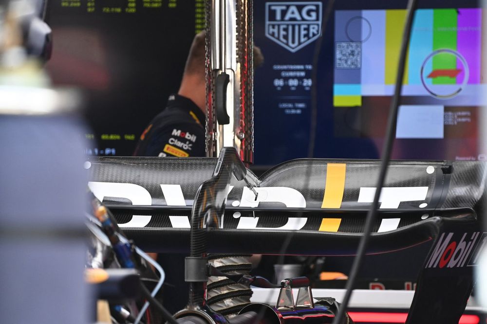 Red Bull Racing RB19 Detalle del alerón trasero