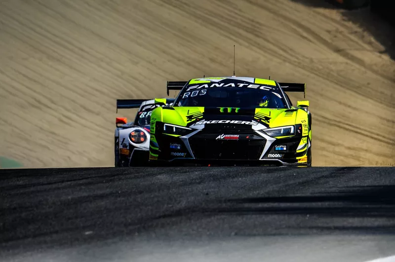 #46 Team WRT Audi R8 LMS evo II: Valentino Rossi, Frédéric Vervisch