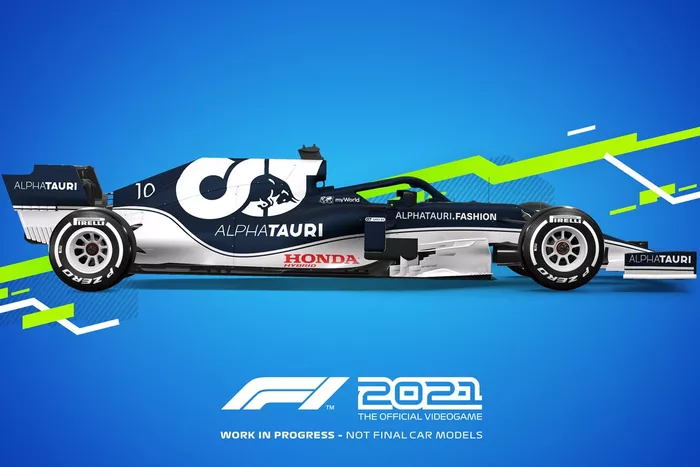 Decoración F1 2021 AlphaTauri