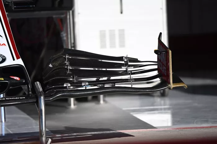 Alfa Romeo Racing C39 front wing detail