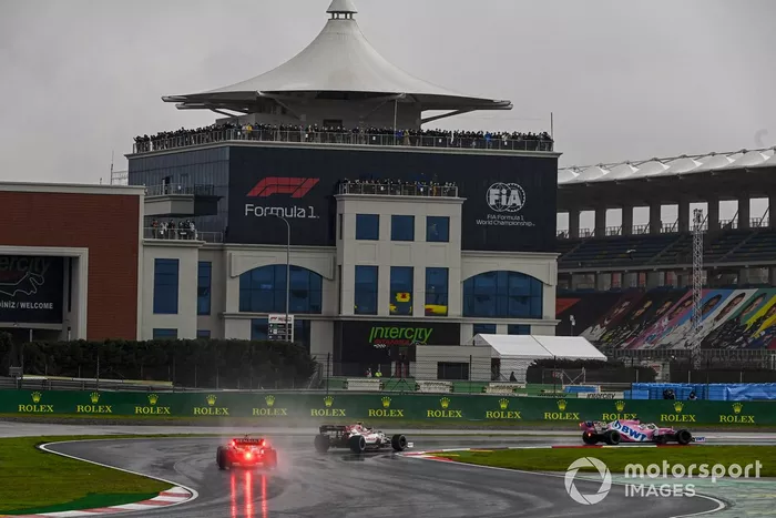 Sergio Pérez, Racing Point RP20, Antonio Giovinazzi, Alfa Romeo Racing C39, Esteban Ocon, Renault F1 Team R.S.20