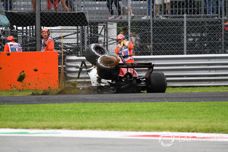 Choque de Marcus Ericsson, Sauber C37