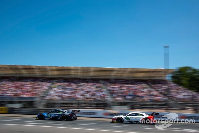 Philipp Eng, BMW Team RBM, BMW M4 DTM, René Rast, Audi Sport Team Rosberg, Audi RS 5 DTM 