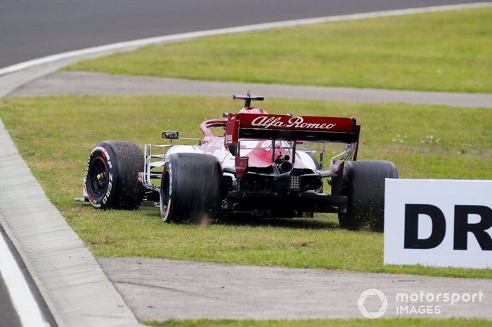 Robert Kubica, Alfa Romeo Racing C39 tras un trompo