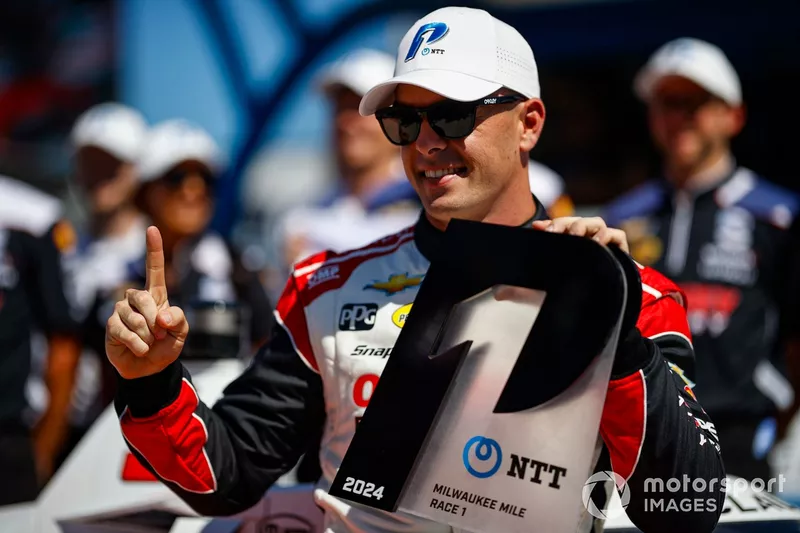 Scott McLaughlin, Team Penske Chevrolet, NTT P1 Award, Pole for Race 1