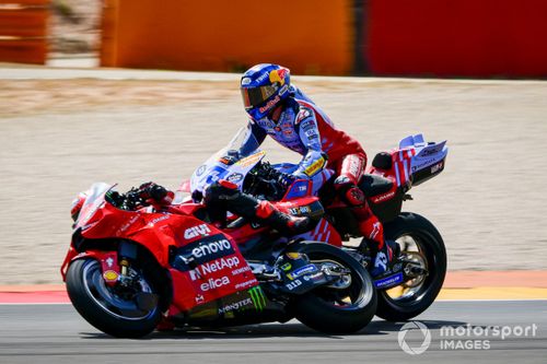 Francesco Bagnaia, Equipo Ducati, Alex Márquez, caída del Gresini Racing