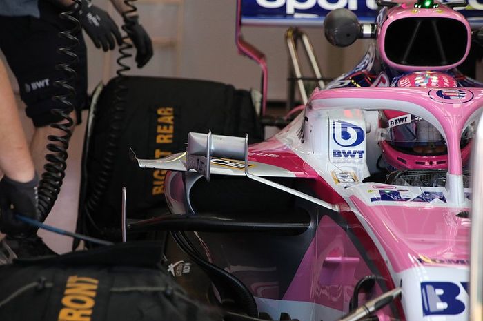 Racing Point RP19 detalle de la carrocería