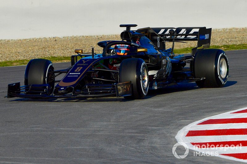 Romain Grosjean, Haas F1 Team VF-19 Ferrari