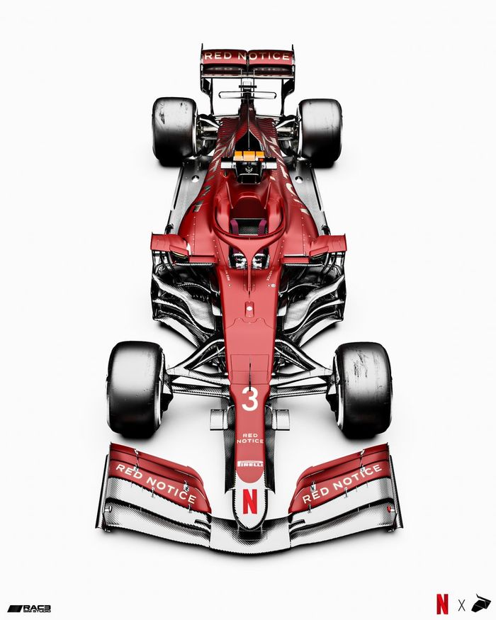 Pintura Red Notice - Netflix