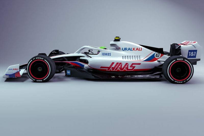 Boceto del Haas F1 para 2022