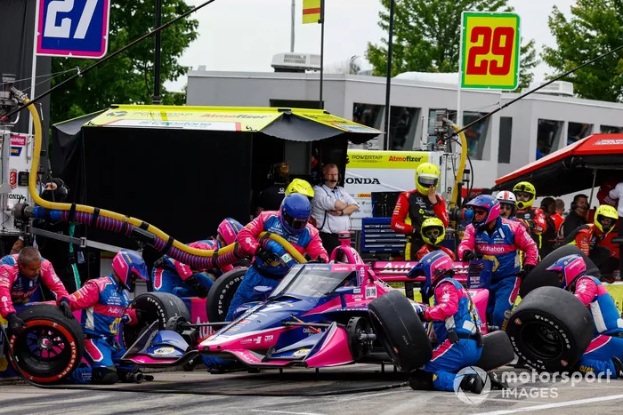 Alexander Rossi, Andretti Autosport Honda, Pit Stop