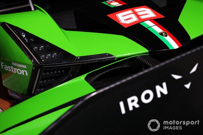 #63 Lamborghini Iron Lynx Lamborghini SC63: Mirko Bortolotti, Edoardo Mortara, Daniil Kvyat