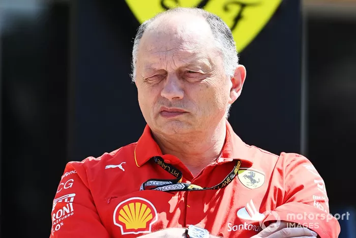 Frederic Vasseur, directeur de l'équipe et directeur général de la Scuderia Ferrari 