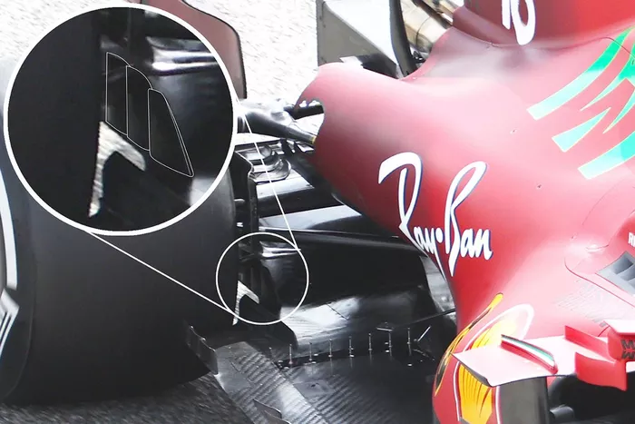 Detalle del Ferrari SF21