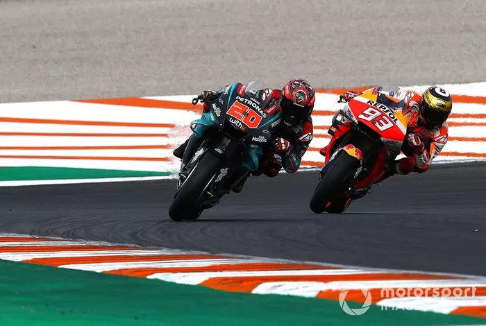 Fabio Quartararo, Petronas Yamaha SRT, Marc Marquez, Repsol Honda Team