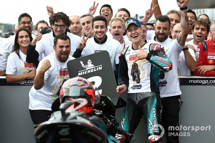 Second place Fabio Quartararo, Petronas Yamaha SRT