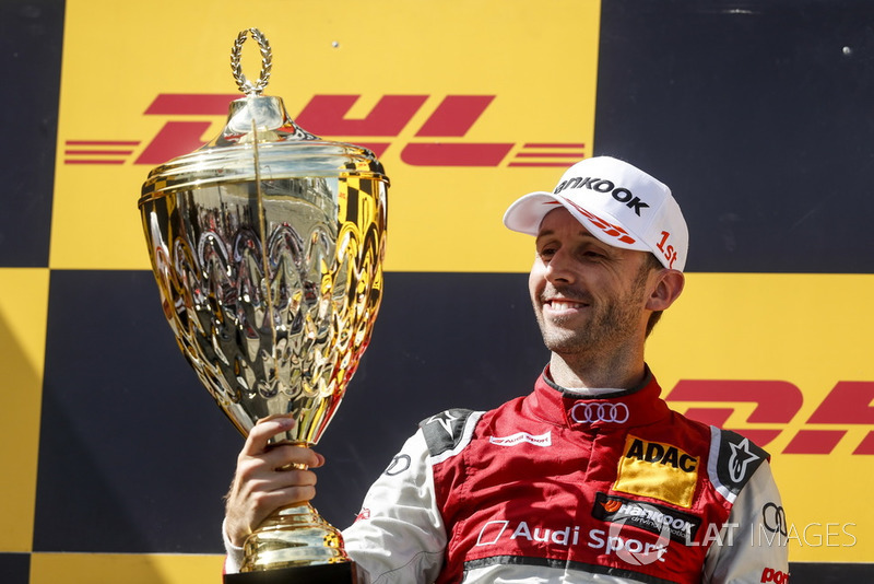 Podium: Race winner René Rast, Audi Sport Team Rosberg