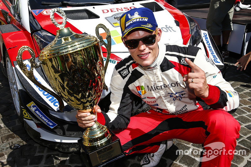 Победитель Отт Тянак, Toyota Gazoo Racing WRC
