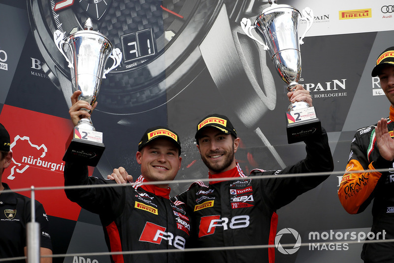 Podium: #1 Belgian Audi Club Team WRT Audi R8 LMS: Alex Riberas, Christopher Mies