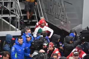 Danilo Petrucci, Pramac Racing, quitte la réunion de la Commission de sécurité