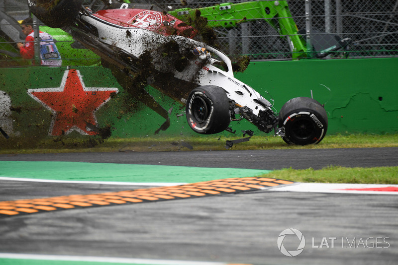 Marcus Ericsson, Sauber C37 kazası