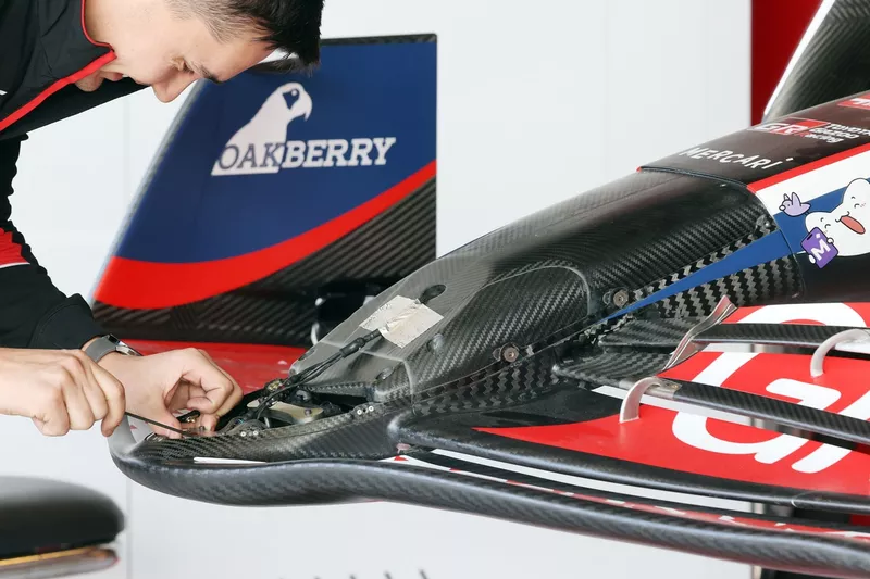 Haas VF-24 nose detail