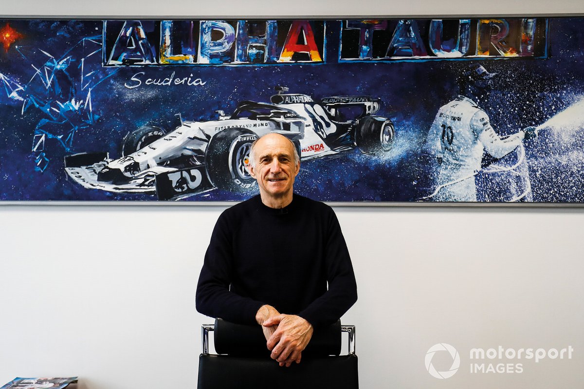 Franz Tost, Team Principal, Scuderia AlphaTauri at the AlphaTauri Faenza tour