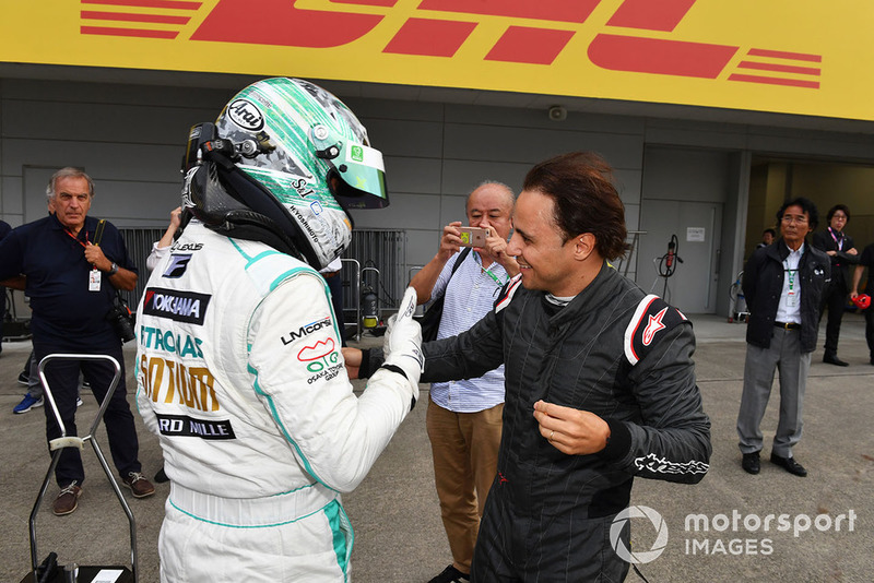 Felipe Massa at Legends F1 30th Anniversary Lap Demonstration