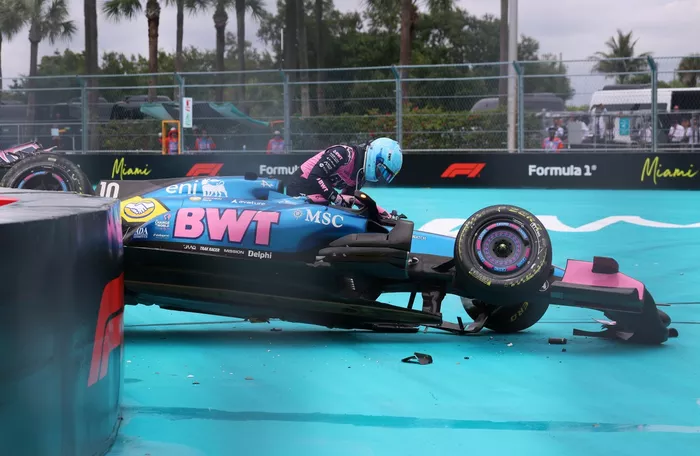 Accidente de Pierre Gasly, de Alpine 