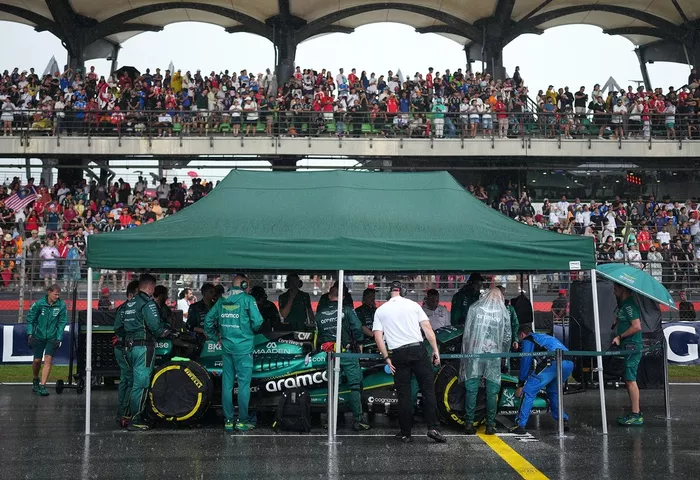 Aston Martin team members