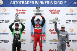 Podium: Winnaar Sébastien Bourdais, KV Racing Technology Chevrolet, tweede plaats Conor Daly, Dale C