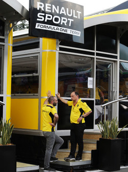 Cyril Abiteboul, Director de general de Renault Sport F1 con Frédéric Vasseur, Renault Sport F1 Team