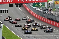 De start van de race
