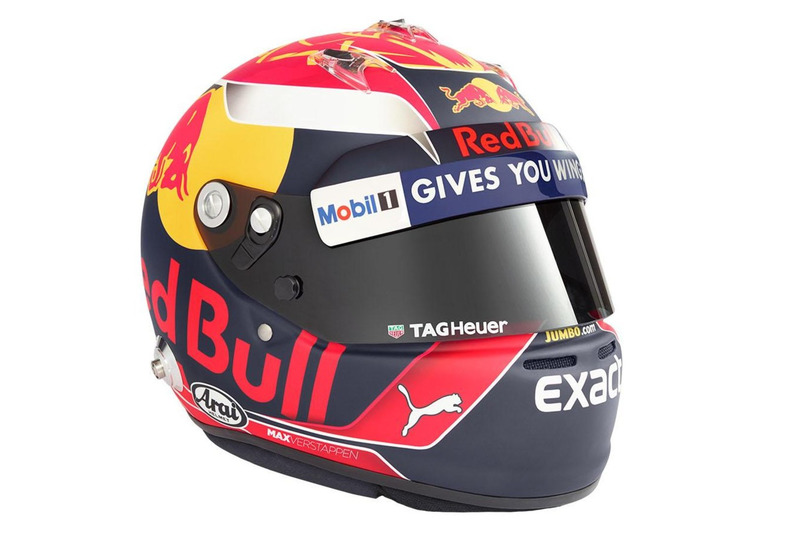 Helmet of Max Verstappen, Red Bull Racing