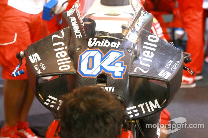 Andrea Dovizioso, equipo de Ducati, nuevo carenado aerodinámico winglet