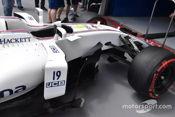 Parte frontal del Williams FW40