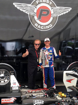 Rinus van Kalmthout met Arie Luyendyk