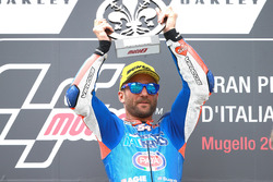 Podium: le vainqueur Mattia Pasini, Italtrans Racing Team