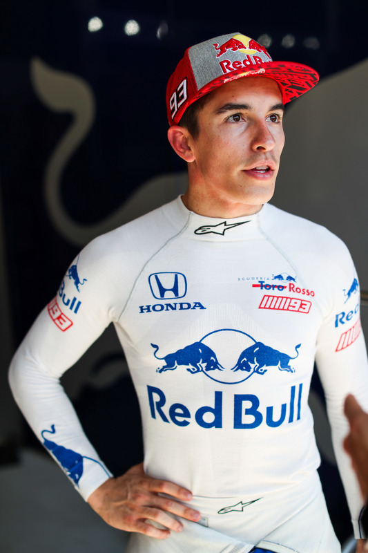 Marc Marquez, prueba el Toro Rosso de F1