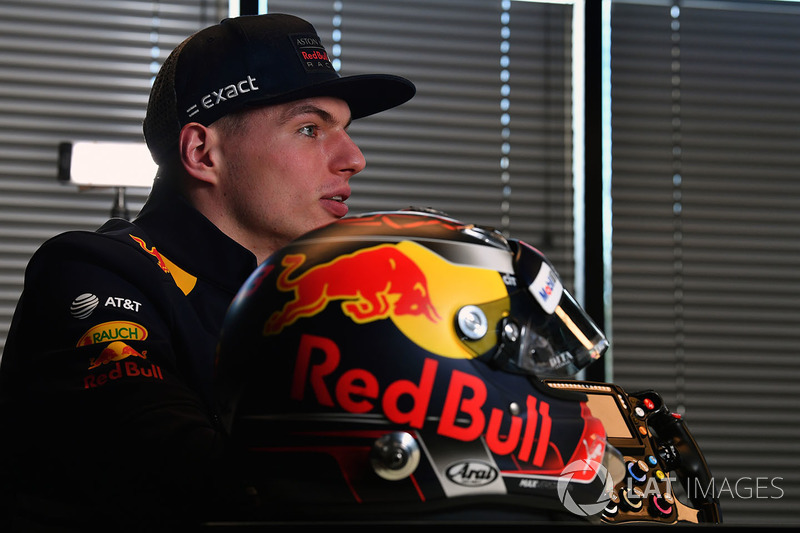 Max Verstappen, Red Bull Racing and helmet